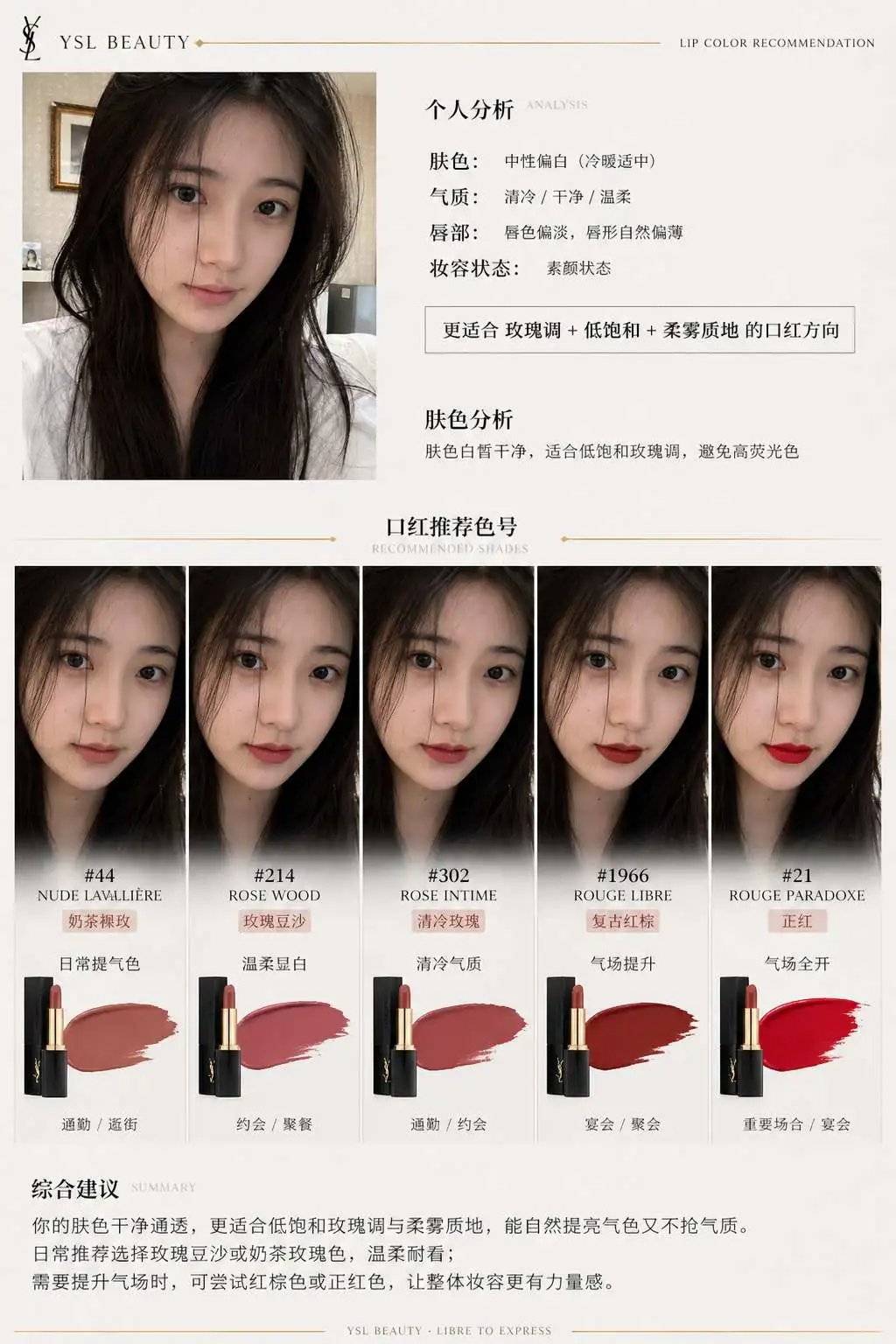 品牌口红推荐报告信息图